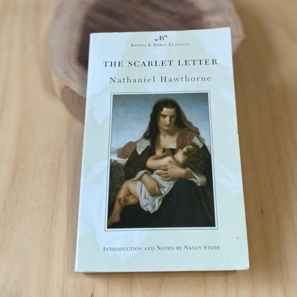 The Scarlet Letter by Nathaniel Hawthorne paperback book